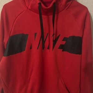 Nike Dri-FIT Red & Black Hoodie